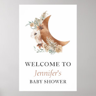 Poster de l'Affiche de bienvenue du Baby shower Bo