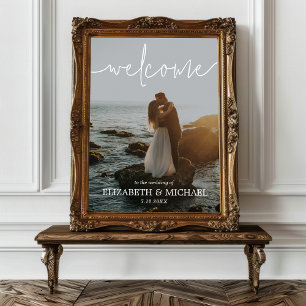 Poster de l'Affiche de bienvenue mariage Photo Scr