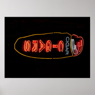 Poster de l'affiche de la cigar Store Neon