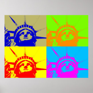 Poster de l'affiche de la statue de la Liberté