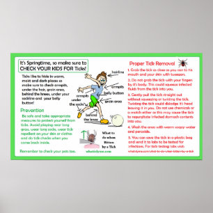 Poster de l'affiche de l'enlèvement de la tique Pr