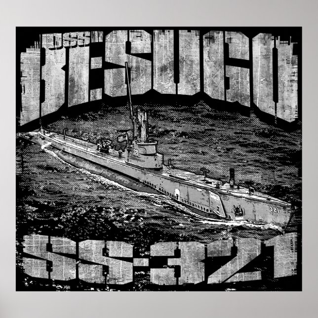 Poster de l'affiche de valeur du Besugo sous-marin (Devant)