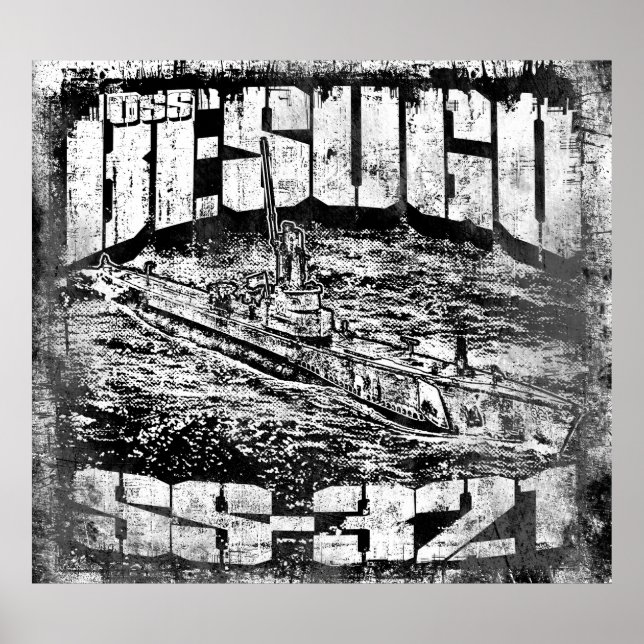 Poster de l'affiche de valeur du Besugo sous-marin (Devant)