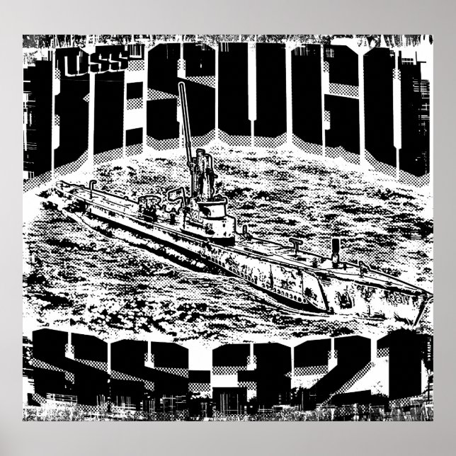 Poster de l'affiche de valeur du Besugo sous-marin (Devant)