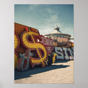 Poster de l'affiche des signes Neon du casino de L