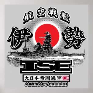 Poster de l'affiche du croiseur d'aéronefs Ise