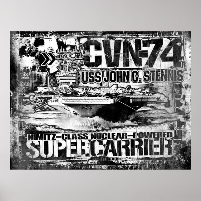 Poster de l'affiche du porte-avions John C. Stenni (Devant)