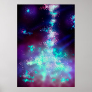Poster de l'affiche Night Sky Neon Lights
