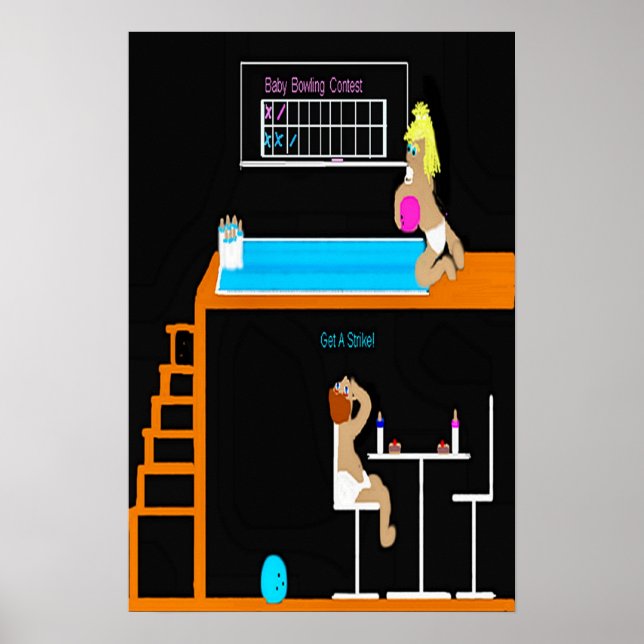 Poster de l'affiche pour bébé bowling (Devant)