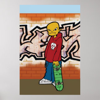 Poster de l'allée des patineurs