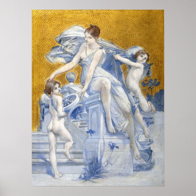 Poster de l'Allégorie de Fortune (1896) (Devant)