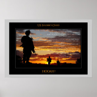 Poster de l'American Soldier's Creed