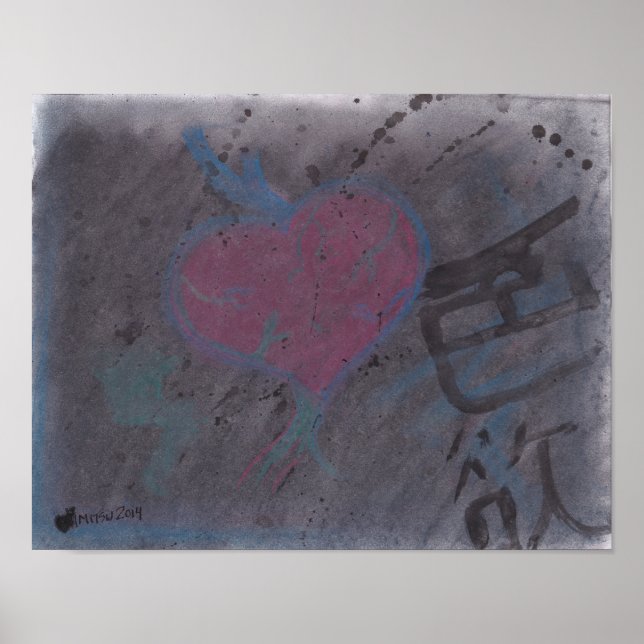 Poster de l'amour pour la soif (Devant)