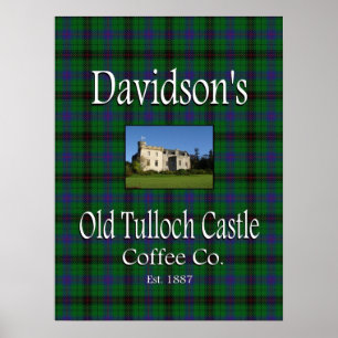 Poster de l'ancienne Tulloch Castle Coffee Co. de 