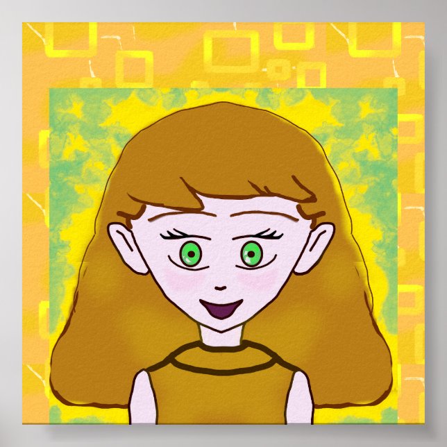 Poster de l'Anime de maïs Joyeux (Devant)