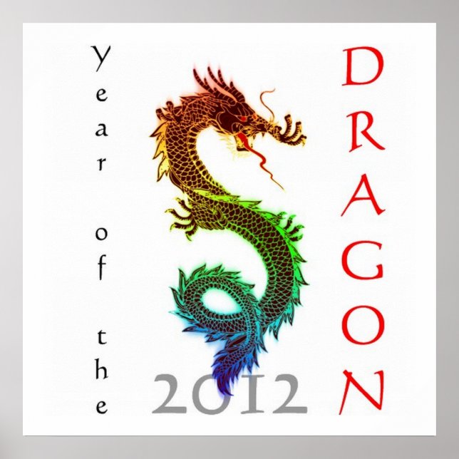 Poster de l'année du Dragon 2012 (Devant)