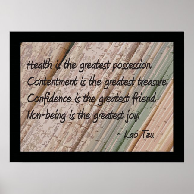 Poster de Lao Tzu Health (Devant)