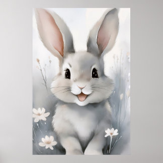 Poster de lapin lapin Imaginaire