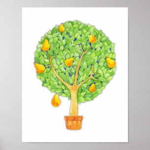 Poster de l'arbre à poires