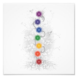 Poster de l'arbre Chakra