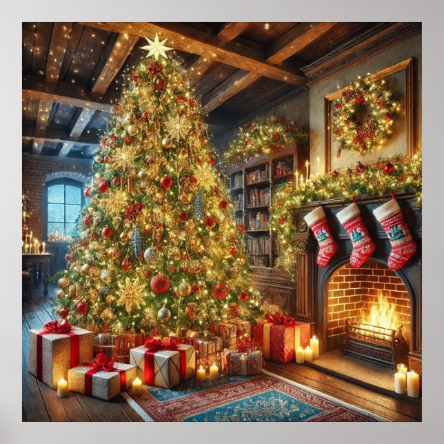 Poster de l'arbre de Noël (Devant)