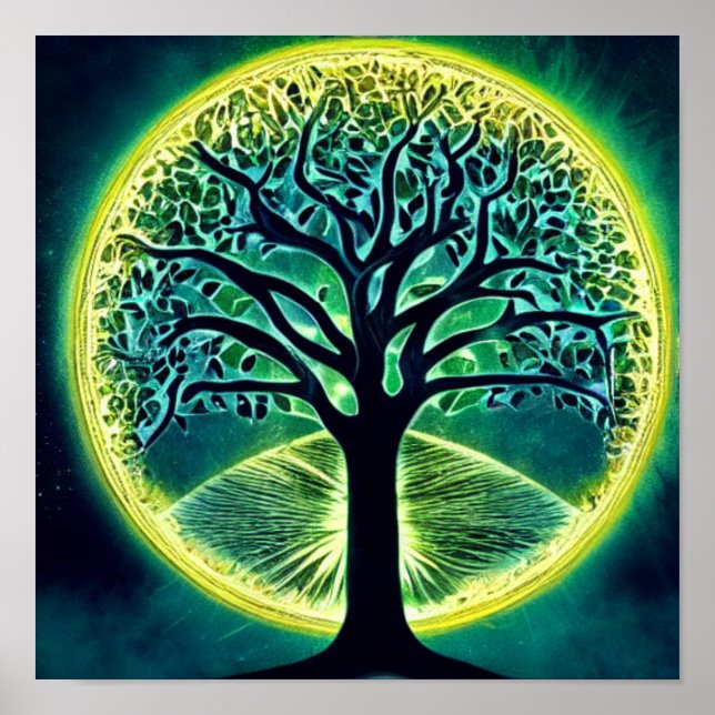 Poster de l'arbre de vie ressuscité (Devant)