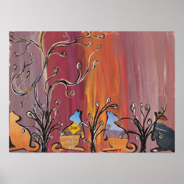 Poster de l'arrière-arrière de Kangaroos (Devant)