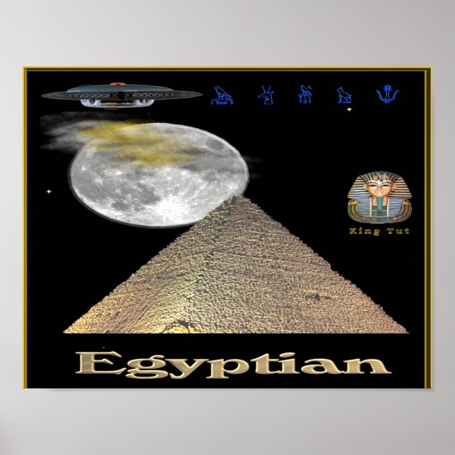 Poster de l'art numérique King tut (Devant)