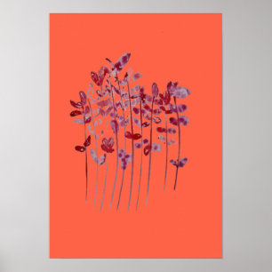 Poster de l'artisanat floral