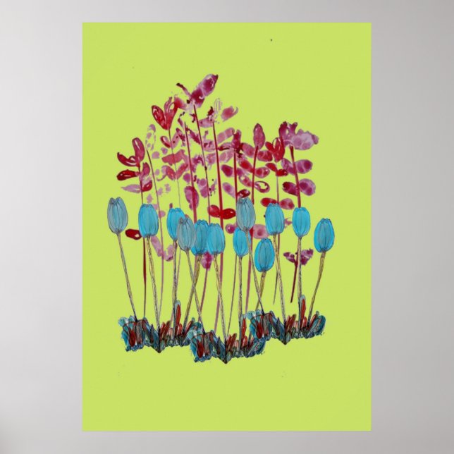 Poster de l'artisanat floral (Devant)