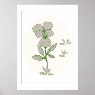 Poster de l'artisanat floral