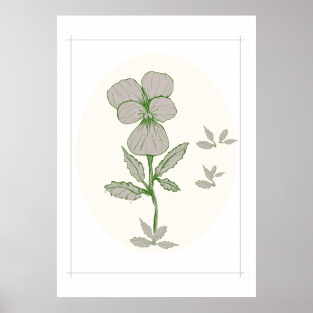 Poster de l'artisanat floral (Devant)