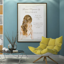 Poster de l'artiste des cheveux du jour du mariage