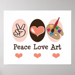 Poster de l'artiste Peace Love