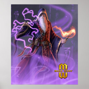 Poster de l'Assistant de Sortilege Mage Wars® (20x