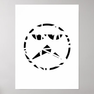 Poster de l'asymétrie Abstraite