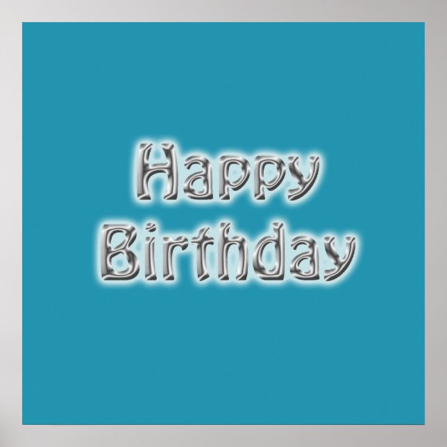 Poster de l'Autographe Joyeux anniversaire (Devant)