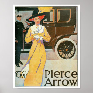 Poster de l'automobile Pierce Arrow et de l'art Vi
