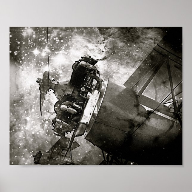 Poster de l'avion de B&W Galactic War (Devant)