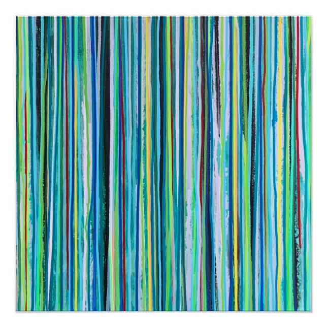 Poster de l'eau tombante (Devant)