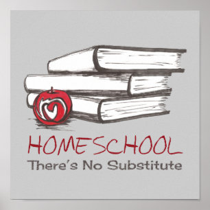 Poster de l'école à domicile   Personnalisable