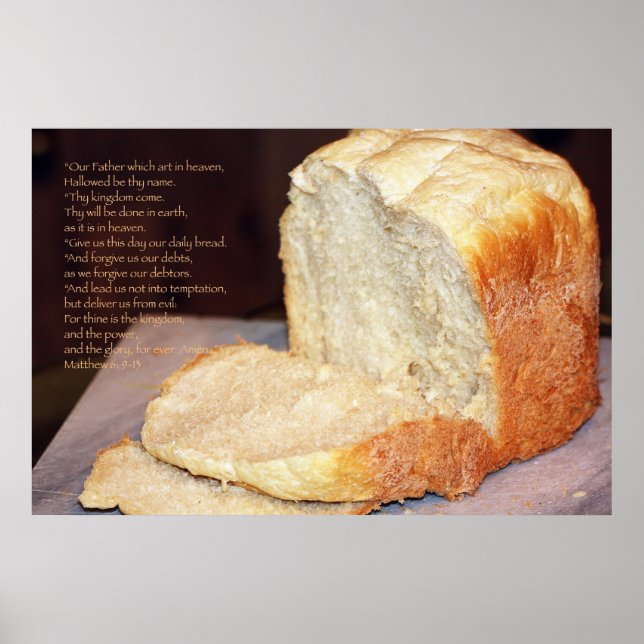 Poster de l'Écriture Notre Père, Version D (Devant)