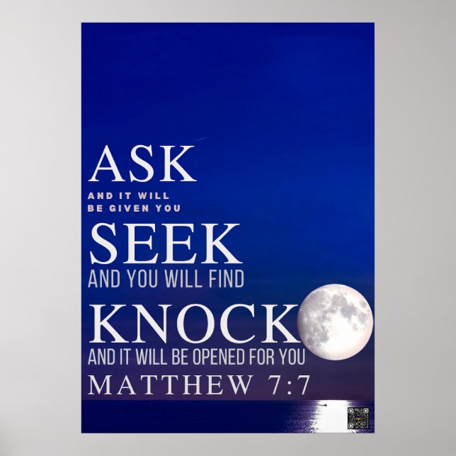 Poster de l'Écriture Poser la recherche Knock (Devant)