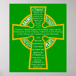 Poster de l'emblème de St. Patrick
