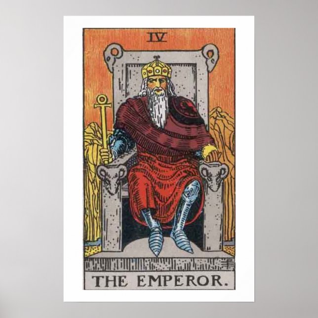 Poster de l'Empereur Tarot Card (Devant)