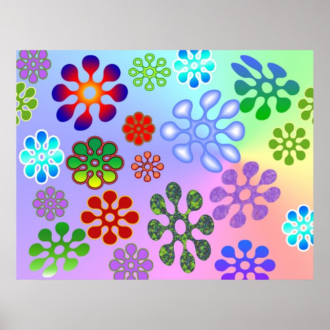 Poster de l'énergie des fleurs (Devant)