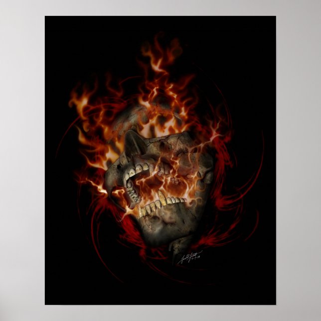 Poster de l'enfer Fire 16x20 (Devant)