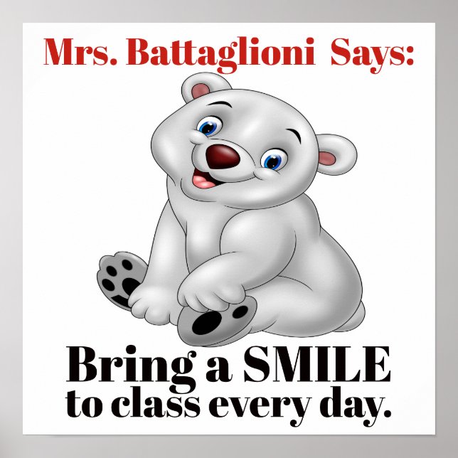 Poster de l'enseignant - En l'état ou modifier le  (Devant)