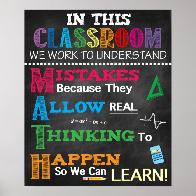 Poster de l'enseignant M.A.T.H. (Devant)