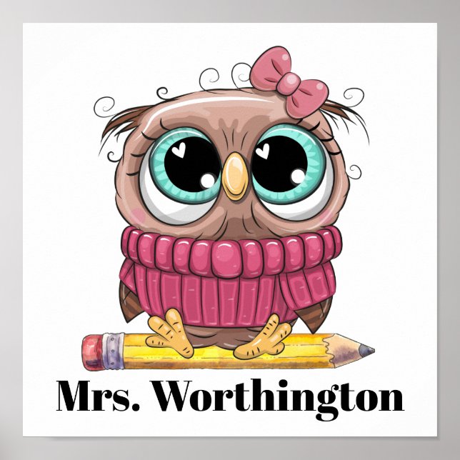 Poster de l'enseignant précieux (Devant)